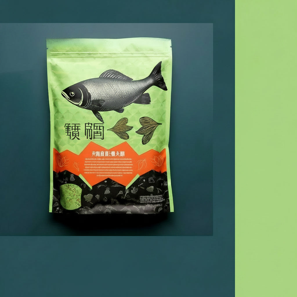 100pcs Custom Three Side Sealed Fishing Bait Packaging Bag