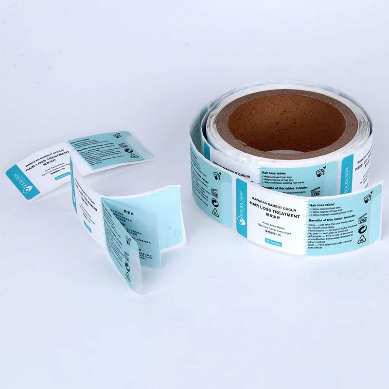 500pcs Custom Multi-Layer Folded Composite Labels – Double-Sided Printing for Toy Packaging