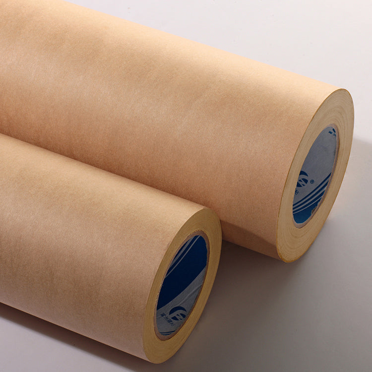 100pcs Kraft Paper Self-Adhesive Labels – Vintage Brown Sticker for Rustic Packaging