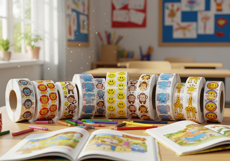 Kids Reward Sticker Rolls: A Classroom Tool That Boosts Engagement & Positive Behavior