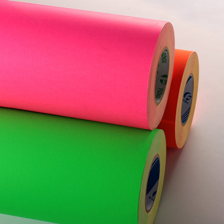 100pcs Fluorescent Paper Self-Adhesive Labels – Bright Color Sticker for Highlighting
