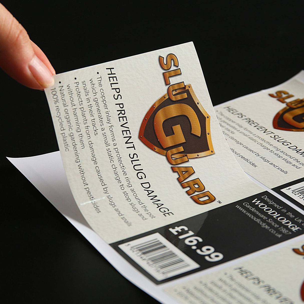 100Pcs Custom Synthetic Paper Waterproof Label Roll - Freeze-Resistant Adhesive Stickers for Food Packaging