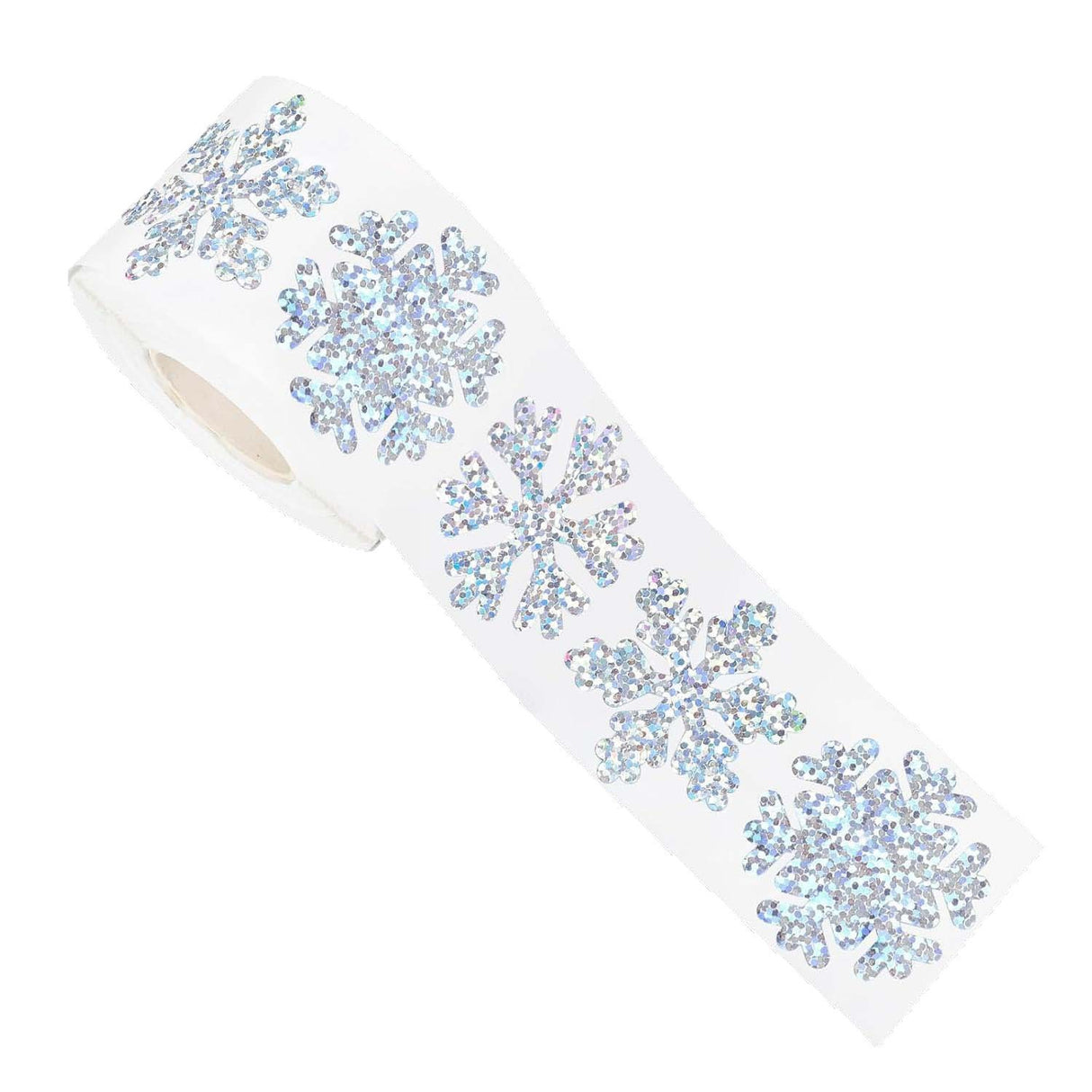 500Pcs Halloween & Christmas Holographic Sticker Roll – Waterproof