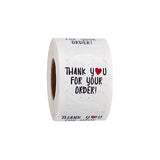 500pcs Thank You Stickers – 2.5cm Round Labels for Orders & Gifts