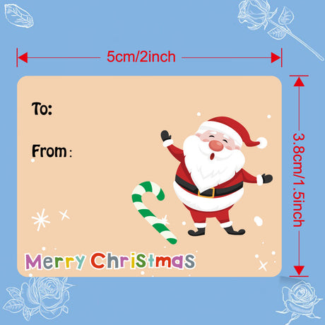 Amazon Hot-Selling Christmas Sticker Roll – Holiday Gift Labels