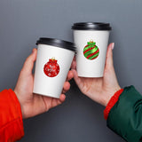 500Pcs Christmas Balloon & Window Sticker Roll – Party Labels