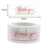 Rectangular Thank You Sticker Roll – Gift & Envelope Sealing Labels