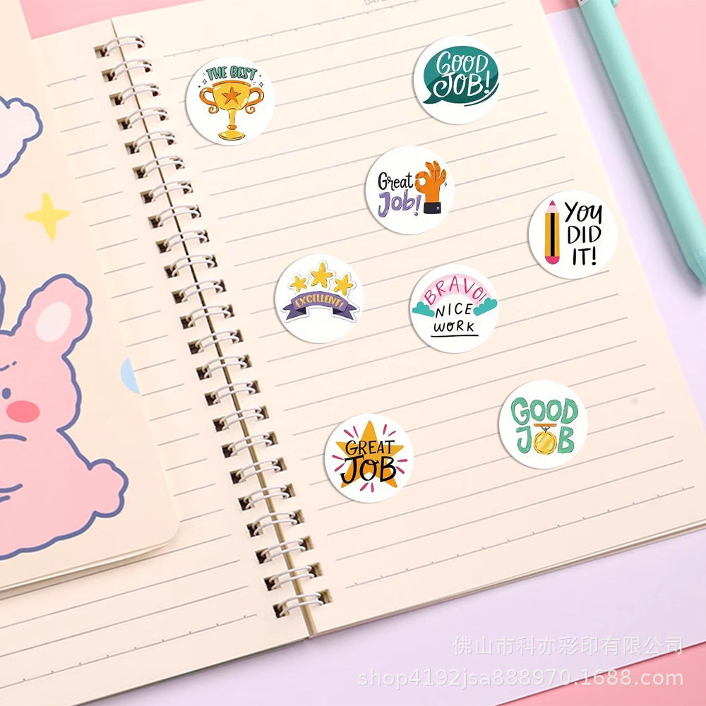 Cute Animal Reward Sticker Roll – Kids Encouragement Labels