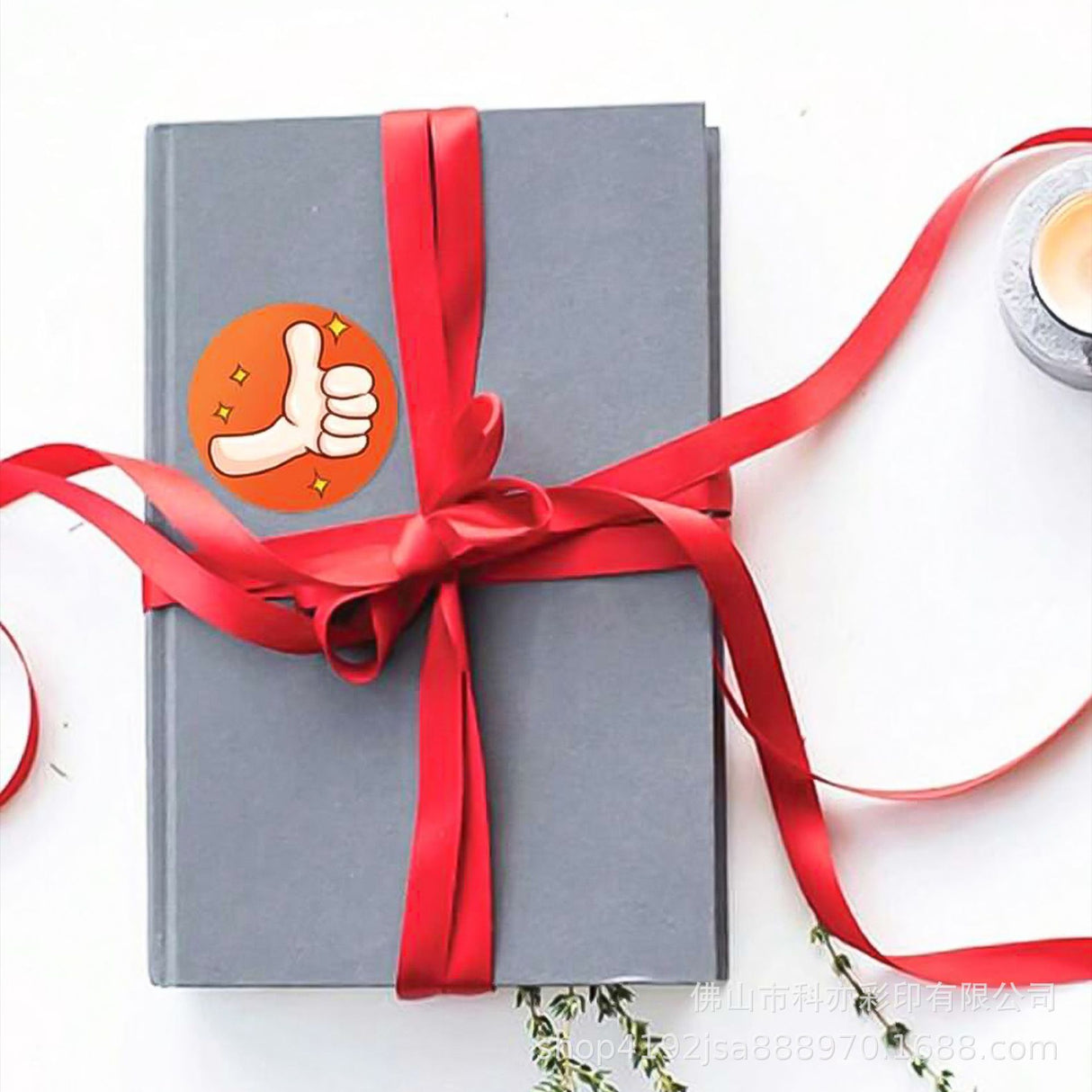 Kids Thumbs-Up Reward Sticker Roll – Classroom Encouragement Label