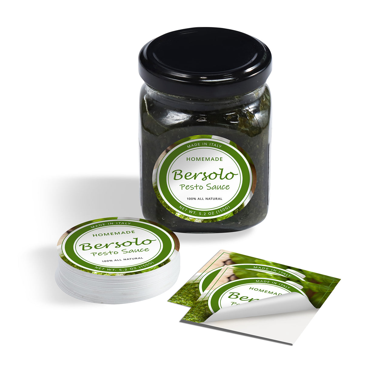 Custom Printed Adhesive Label Roll – Colorful Logo Stickers