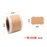 Kraft Paper Blank Sticker Roll – Baking & Packaging Labels