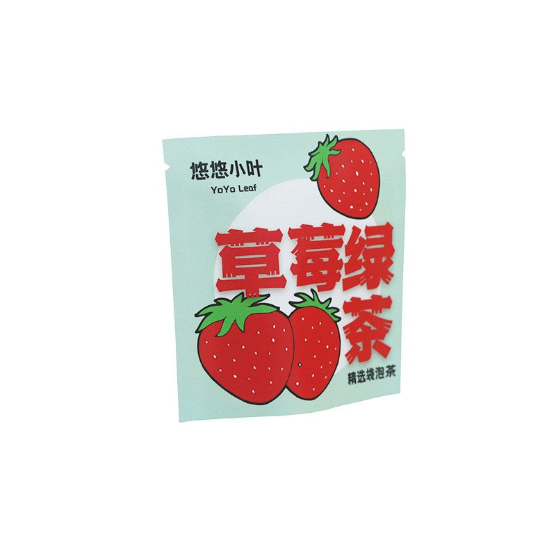 100pcs Custom UV Three Side Sealed Food Packaging Bag