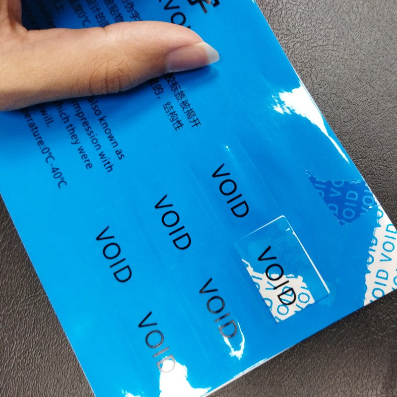 500pcs Custom VOID Tamper Evident Stickers – Anti-Counterfeit Security Labels