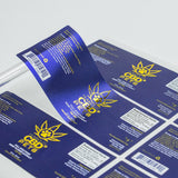 Custom Roll Stickers - UV Reverse Printing Personalized Labels, Waterproof Adhesive Stickers for Cosmetics & Product Packaging