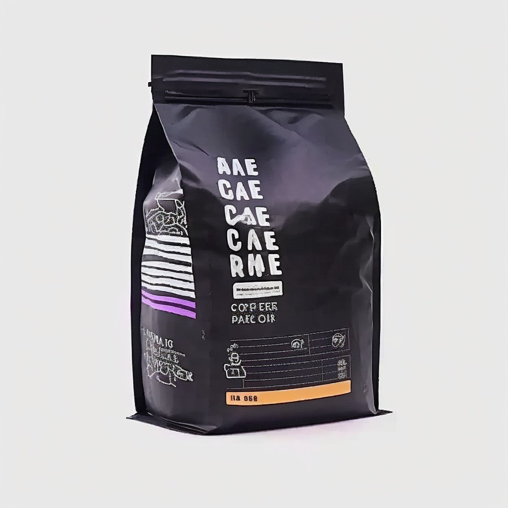 Small Batch Coffee Bags with One-Way Valve - Food-Grade Stand-Up Zipper Pouches