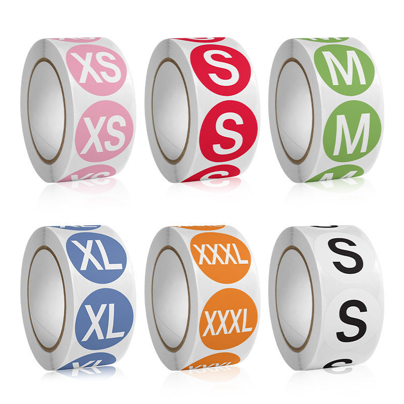 500pcs Custom Printed Adhesive Label Roll – Colorful Logo Stickers