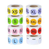 500pcs Custom Printed Adhesive Label Roll – Colorful Logo Stickers