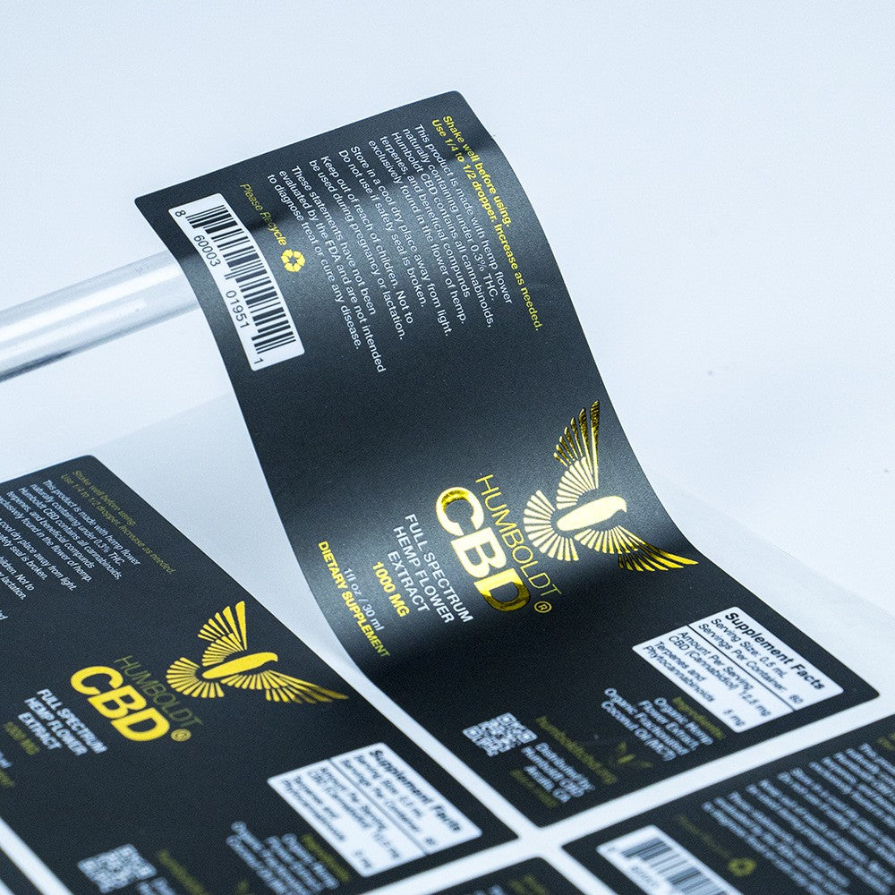 Custom Roll Stickers - UV Reverse Printing Personalized Labels, Waterproof Adhesive Stickers for Cosmetics & Product Packaging