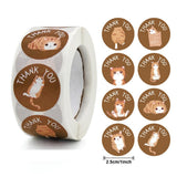500pcs Cute Cat Thank You Stickers – Cartoon Self-Adhesive Reward Seal Labels