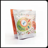 100pcs Custom Digital Printed Stand Up Snack Packaging Bag