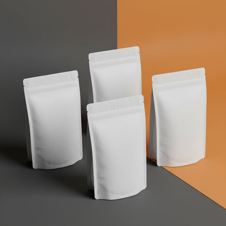 100pcs Custom Digital Printed Stand Up Snack Packaging Bag