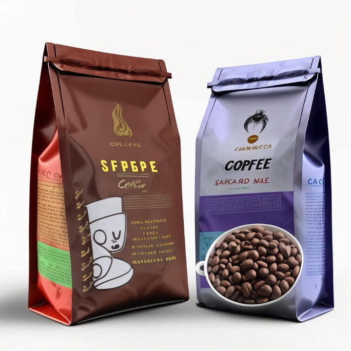 100pcs Custom Drip Coffee Bag with Valve – Kraft Paper Aluminum Foil