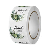 500pcs Floral Greenery Thank You Stickers – Self-Adhesive Bakery Gift Seal Labels
