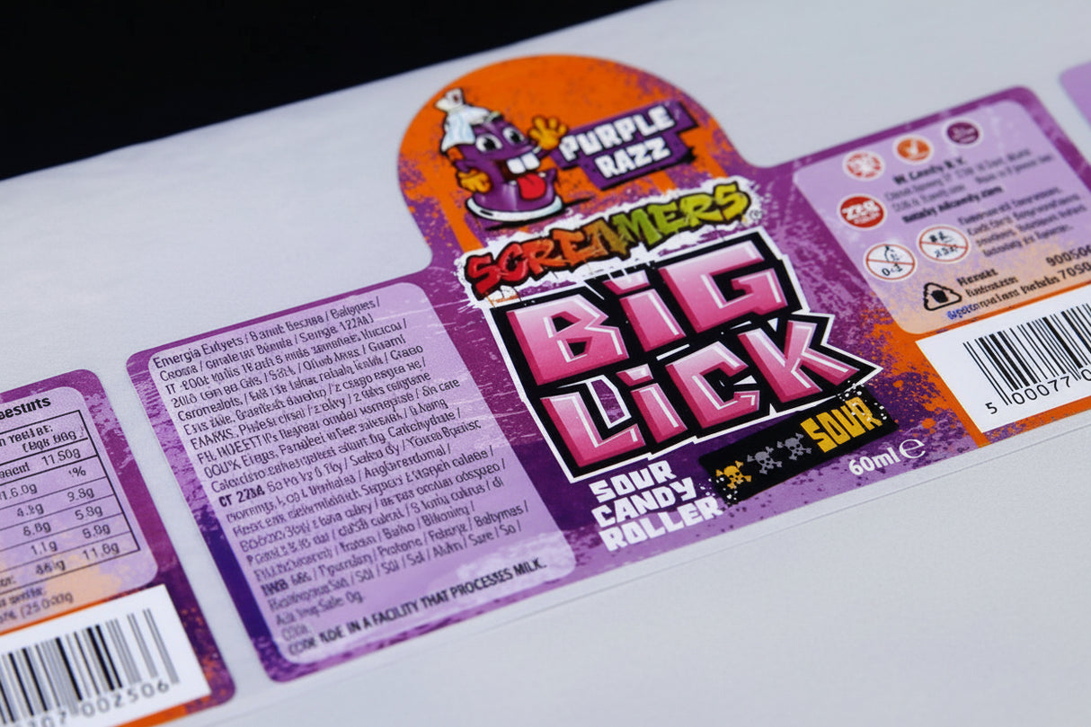 500pcs Custom Multi-Layer Folded Composite Labels – Double-Sided Printing for Toy Packaging