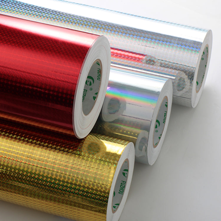 100pcs Holographic Laser Film Self-Adhesive Labels – Rainbow Shiny Sticker