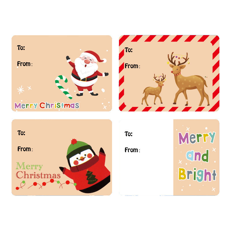 500pcs Amazon Hot Selling Christmas Sticker Roll – Holiday Gift Labels