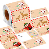 500pcs Amazon Hot Selling Christmas Sticker Roll – Holiday Gift Labels