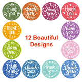 500pcs Mixed Floral Thank You Stickers – Self-Adhesive Gift Seal Labels for Gifts