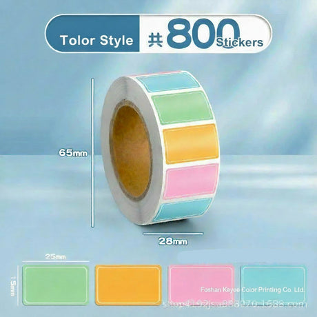 500pcs Removable Waterproof Name Label Stickers – Colorful ID Tags