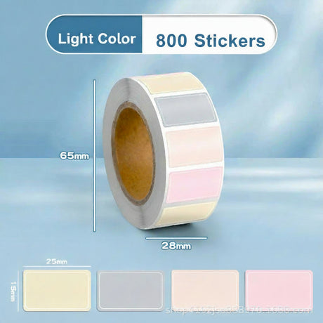 500pcs Removable Waterproof Name Label Stickers – Colorful ID Tags
