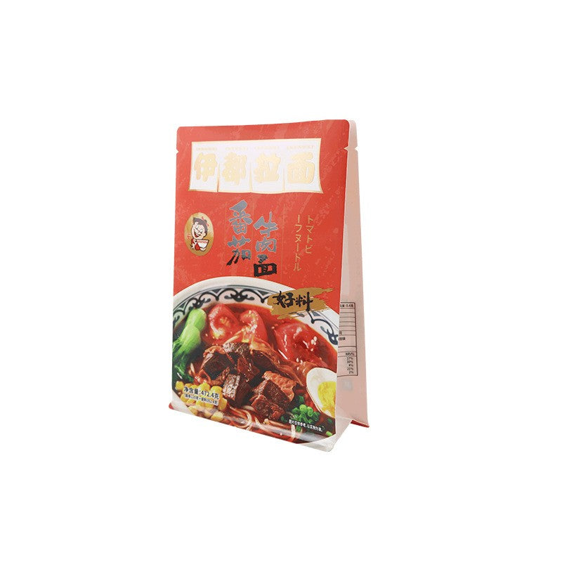8-side Seal Noodle Packaging Bag with Zipper & Valve