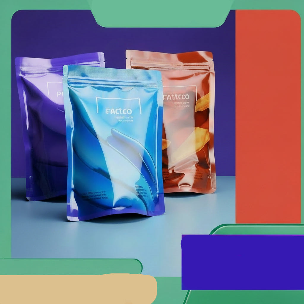 8-side Seal Noodle Packaging Bag with Zipper & Valve