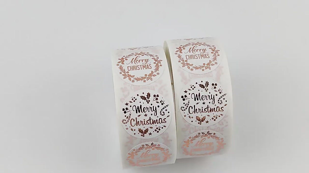 Baking Gift Round Sticker Roll – 500pcs Thank You Seal Labels