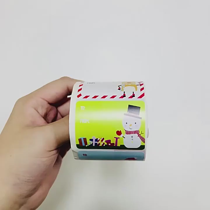 200Pcs Happy Birthday Sticker Roll – Office & Gift Decoration