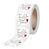 500Pcs Thank You For Your Purchase Sticker Roll - 1-Inch Round Labels