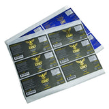 Custom Roll Stickers - UV Reverse Printing Personalized Labels, Waterproof Adhesive Stickers for Cosmetics & Product Packaging