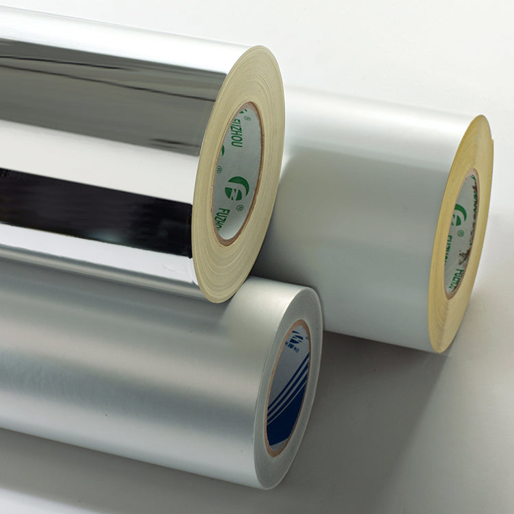 PET Metallized Film Self Adhesive Labels | Silver Metallic Sticker Material